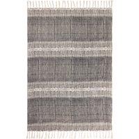 Sono Ink Abstract Throw 130cm x 180cm Black