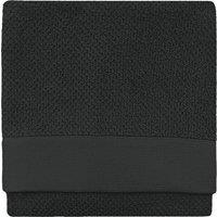 Textured Weave Towel Black