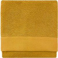 Textured Weave Towel Ochre