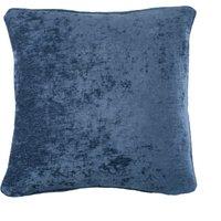 Curtina Textured Chenille Filled Cushion 43cm x 43cm Navy