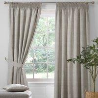 Dreams & Drapes Pembrey Ready Made Pencil Pleat Curtains Natural