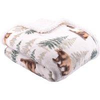 Dreams & Drapes Bear Walks 200cm x 150cm Bedspread Natural