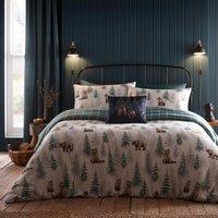 Dreams & Drapes Bear Walks Duvet Cover Bedding Set Natural