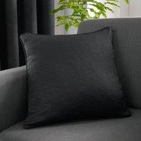 Fusion Strata Filled Cushion 43cm x 43cm Black