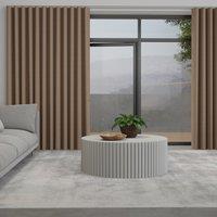 Lavery Made to Measure Wave Curtain + FREE Track Caramel