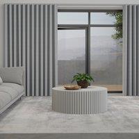 Iowa Silk Essence Made to Measure Wave Curtain + FREE Track Silver