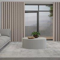 Leaf Vine Made to Measure Wave Curtain + FREE Track Orchid