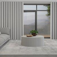 Iowa Silk Essence Made to Measure Wave Curtain + FREE Track White