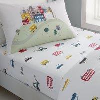 Bianca Transport Pure Bed Linen Fitted Sheet White