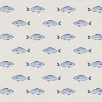 Pesce Fabric Blue