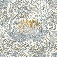 Clarke & Clarke Wilderwood Fabric Denim