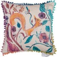 Voyage Maison Timmy Squirrel Feather Boudoir Filled Cushion 30cm x 30cm Linen