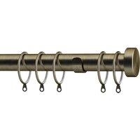 28mm Stud Curtain Pole Antique Brass