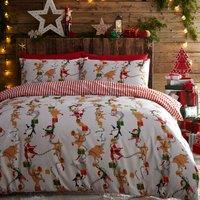 Furn Santas Workshop Festive Childrens Bedding White
