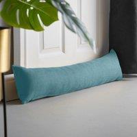Chenille Draught Excluder Teal