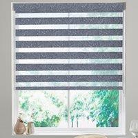 Swirl Made to Measure Day Night Blind Navy