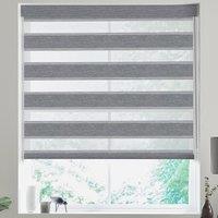 Zura Made to Measure Day Night Blind Charcoal