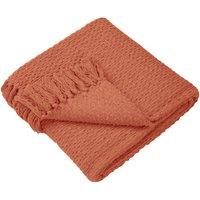 Hayden 200cm x 200cm Throw Terracotta