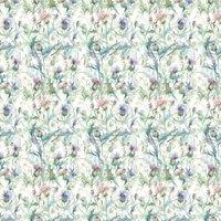 Voyage Maison Cirsium Printed Cotton Fabric Damson