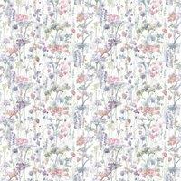 Voyage Maison Ilinizas Printed Cotton Fabric Coral Natural