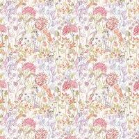 Voyage Maison Hedgerow Printed Linen Fabric Cream