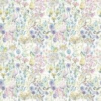Voyage Maison Morning Chorus Printed Linen Fabric Cream