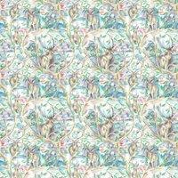 Voyage Maison Whinlatter Printed Cotton Fabric Teal