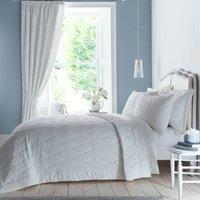 Appletree Heritage Collier 200cm x 230cm Bedspread White