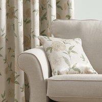 Dreams & Drapes Dahlia Filled Cushion 43cm x 43cm Natural