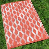 Rico 120cm x 170cm UV Resistant Outdoor Rug Terracotta