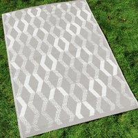 Rico 120cm x 170cm UV Resistant Outdoor Rug Grey