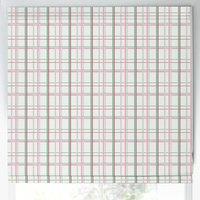 Laura Ashley Burford Check Made to Measure Roman Blind Rose