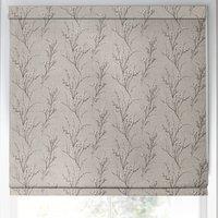 Laura Ashley Pussy Willow Embroidered Made to Measure Roman Blind Steel