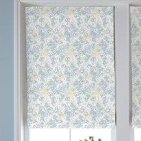 Laura Ashley Conwy Made to Measure Roman Blind Blue Sky