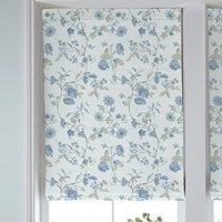 Laura Ashley Rambling Rector Made to Measure Roman Blind Blue Sky