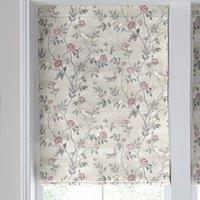 Laura Ashley Eglantine Made to Measure Roman Blind White Sands