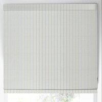 Laura Ashley Candy Stripe Made to Measure Roman Blind Dove Grey