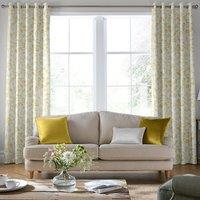 Laura Ashley Aria Made to Measure Curtain Ochre