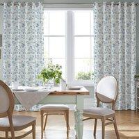 Laura Ashley Rambling Rector Made to Measure Curtain Blue Sky