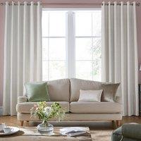 Laura Ashley Candy Stripe Made to Measure Curtain Apricot