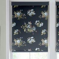 Laura Ashley Rosemore Translucent Made to Measure Roller Blind Midnight