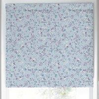 Laura Ashley Blossoms Translucent Made to Measure Roller Blind Blue