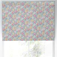 Laura Ashley Tulips Made to Measure Blackout Roller Blind China Blue