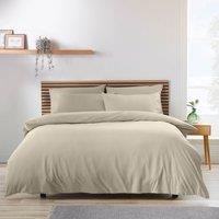 Catherine Lansfield So Soft Easy Iron Duvet Cover Bedding Set Natural