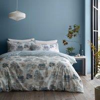 The Royal Horticultural Society Japanese Garden Bedding Set Sea Spray Blue
