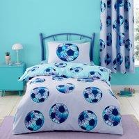 Catherine Lansfield Tie Dye Football Duvet Cover Bedding Set Lilac