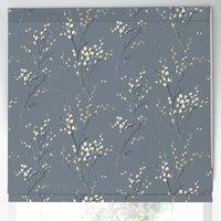 Laura Ashley Pussy Willow Made to Measure Roman Blind Dark Seaspray