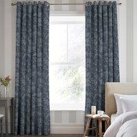 Laura Ashley Lloyd Made to Measure Curtain Midnight Navy