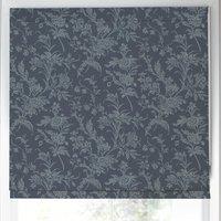 Laura Ashley Lloyd Made to Measure Roman Blind Midnight Navy