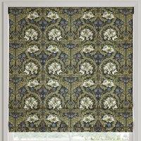 William Morris African Marigold Velvet Made to Measure Roman Blind Cornflower
